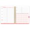 Black Solid | 2026 6 x 7.75 Inch 18 Months Weekly Desk Planner | Foil Stamped Cover | July 2025 - December 2026